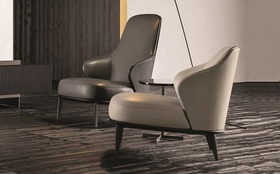 LESLIE ARMCHAIR MINOTTI | Modern Furniture Miami