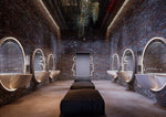 Load image into Gallery viewer, PORTAL BATHROOM ROUND MIRROR WASHBASIN SET
