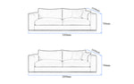 Load image into Gallery viewer, Capri-Sofa-measurements
