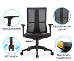 Load image into Gallery viewer, black office chair materials
