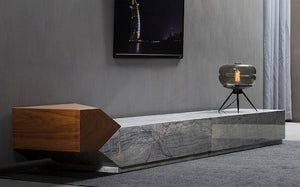modern-asymmetric-marble-Tv-cabinet-with-wood-in-modern-interior