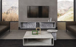 Load image into Gallery viewer, modern-interior-design-marble-tables-and-Tv-on-the-wall
