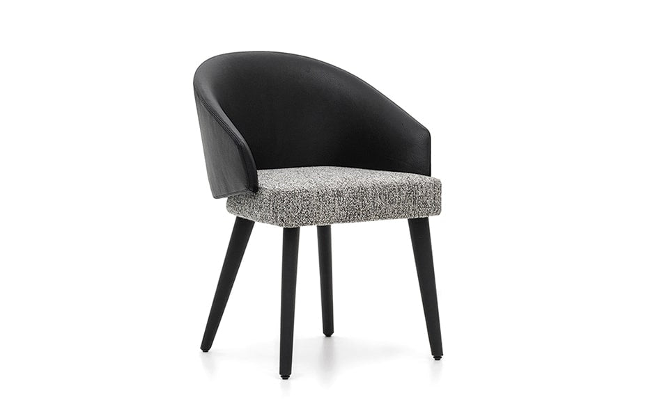 black-modern-leather-dining-chair