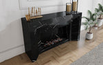 Load image into Gallery viewer, black-marble-console-table
