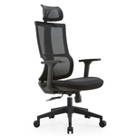 Load image into Gallery viewer, ergonomic black office chair 
