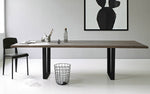 Load image into Gallery viewer, modern-dining-table-with-black-chair
