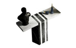 Load image into Gallery viewer, Marble-console-table-with-decoration
