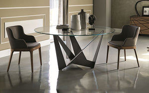 Round-dining-table-with-two-dining-chairs