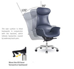 Load image into Gallery viewer, ZORON LEATHER OFFICE CHAIR

