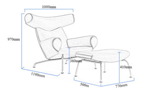 black-designer-armchair-measurements