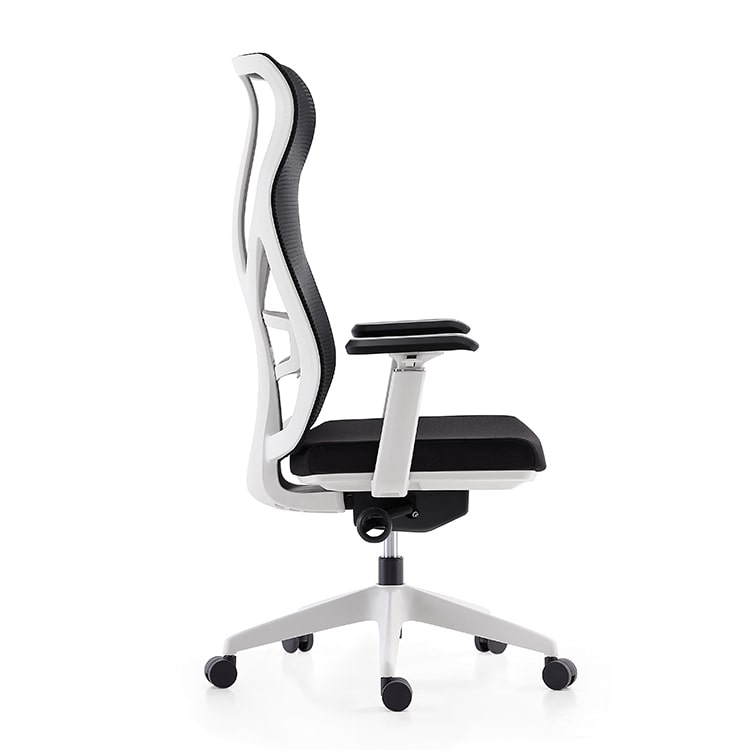 Mesh office chair side