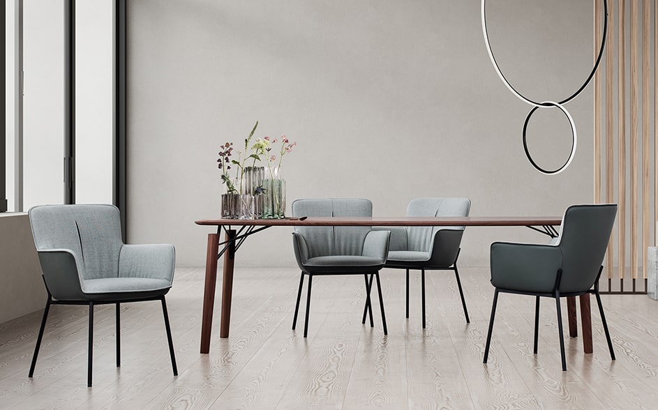 grey-fabric-dining-chairs-by-table