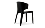 Load image into Gallery viewer, black-leather-dining-chair
