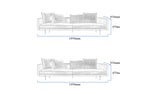 Load image into Gallery viewer, modern-sofa-measurements
