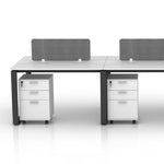 Load image into Gallery viewer, WARNOCK CUSTOMIZED WORKSTATION OFFICE DESK
