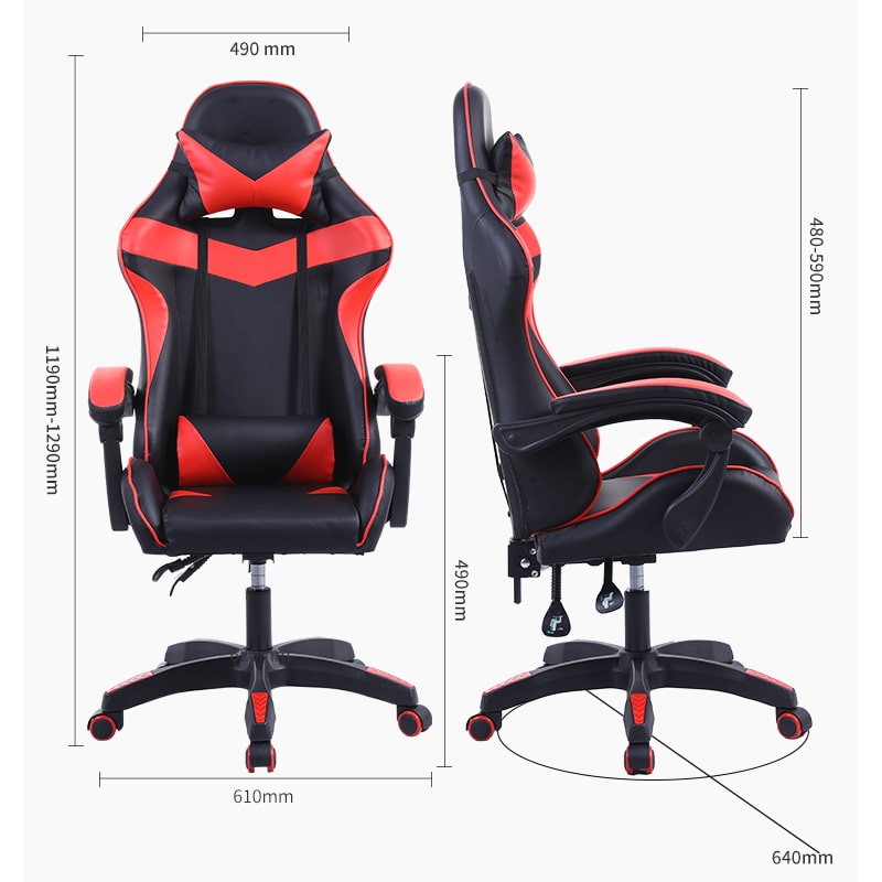 Gaming chair size