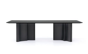 black-dining-table