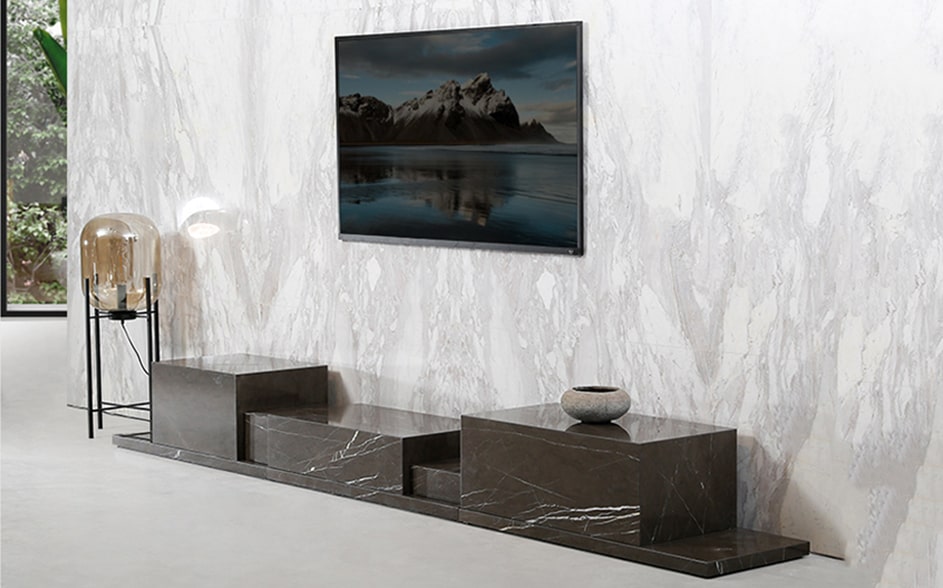 unique-marble-modern-TV-cabinet-in-contemporary-room