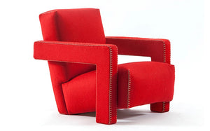 red-modern-armchair