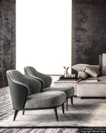 Load image into Gallery viewer, two-leather-armchairs-in-modern-interior
