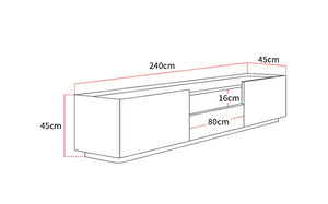 contemporary-TV-cabinet-with-marble-top-technical-drawing